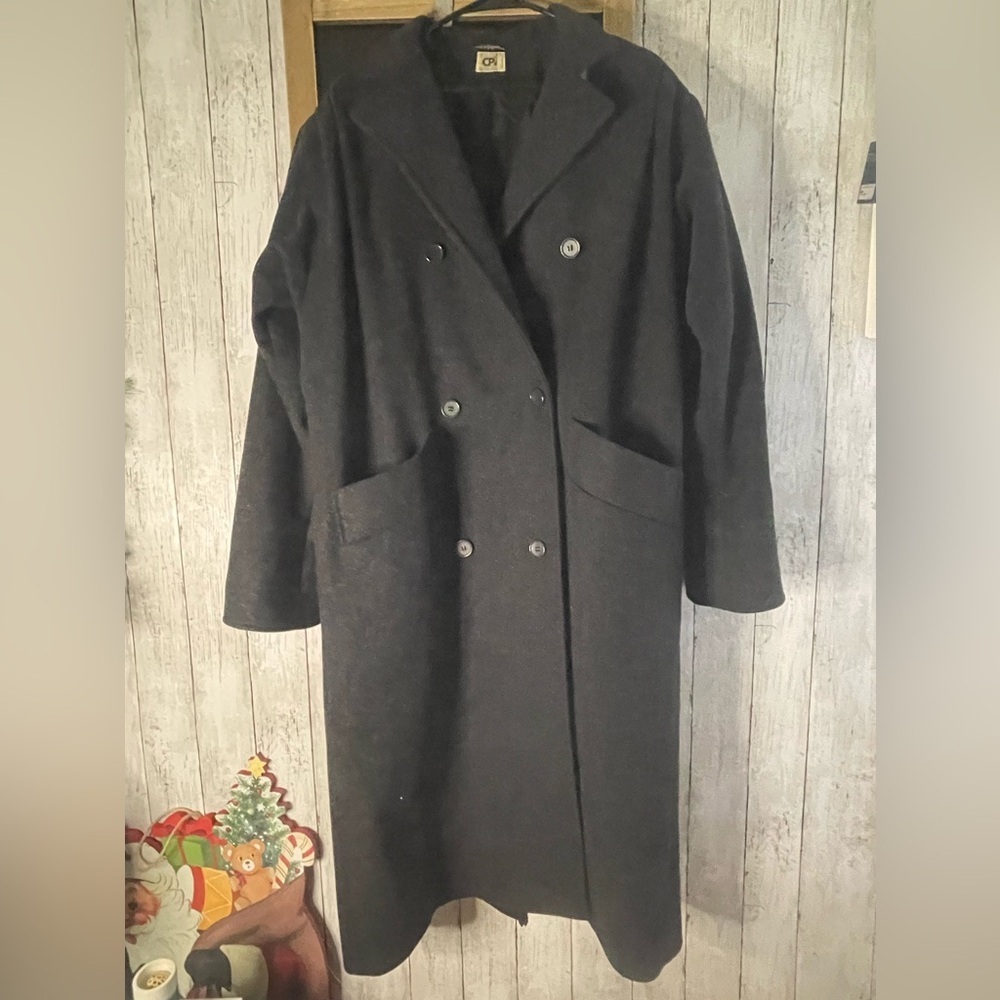Vintage Womens Central Park International CPI Brand Pure New Wool Coat Size 12